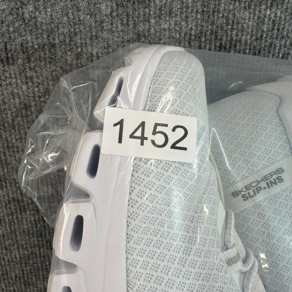 Skechers Hands Free Slip-ins Glide-Step Altus White Grey Sneakers Size 12 - Picture 14 of 14